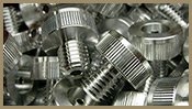 High Precision Screw Machining of Aluminum Knurled Threaded Knobs for the Electronics Industry